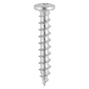 Timco Box of 1000 x PVC Window Screw SH/PAN - S/S - 4.8 x 16 - 215SS
