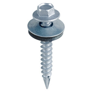 Timco Bag of 100 x Hex Sl Timber Screw W16 - BZP - 6.3 x 100 - ZDS100W16
