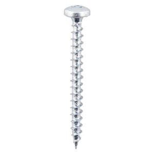 Solo Woodscrew - Zinc - Pan Head