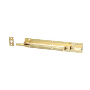 Timco Necked Barrel Bolt - Polished Brass - 150 x 25mm - Bag of 1 - 200200