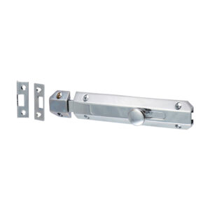 Timco Architectural Flat Section Bolt - Polished Chrome - 150 x 35mm - 200625