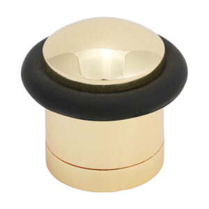 Timco 41mm Cylinder Door Stop Polished Brass - Pack of 1 - 200668P