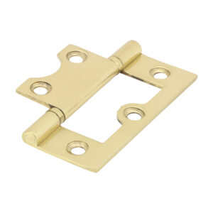 Timco Plain Bearing Flush Hinge - Solid Brass - Polished Brass - 60 x 41 - Bag of 2 - 234077