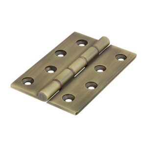 Timco Double Phosphor Bronze Washered Butt Hinge - Solid Brass - Antique Brass - 102 x 67 - Box of 2 - 234100