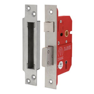 Timco - 675065 - 5 Lever BS Sashlock SS Sat. - 66 case / 45 backset - 1 EA in Box