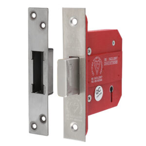 Timco - 675220 - 5 Lever BS Deadlock SS Sat. - 78 case / 57 backset - 1 EA in Box