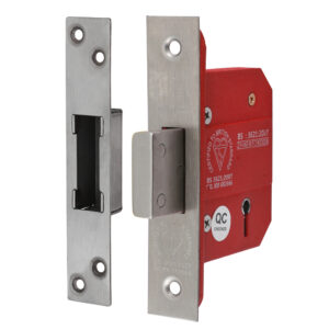 Timco - 675444 - 5 Lever BS Deadlock SS Sat. - 66 case / 45 backset - 1 EA in Box