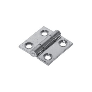 Timco Plain Butt Hinge - Fixed Pin (1838) - Zinc - 25 x 25 - Bag of 2 - 434364