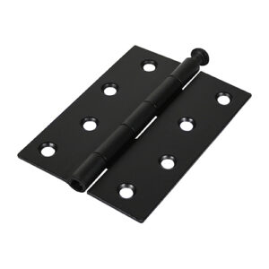 Timco Plain Butt Hinge - Loose Pin (1840) - Black - 100 x 71 - Bag of 2 - 434319