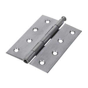 Timco Plain Butt Hinge - Loose Pin (1840) - Satin Chrome - 100 x 71 - Bag of 2 - 434520