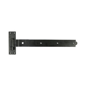 Timco 400mm Cranked Band Hook Plate - Black - Bag of 2 - HBC400B
