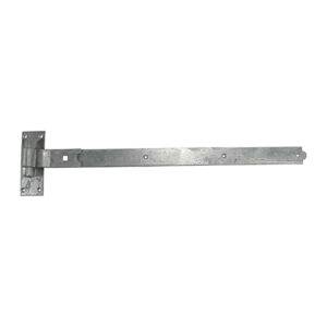 Timco Pair of 600mm Cranked Band & Hook On Plates - Hot Dipped Galvanised - HBC600G