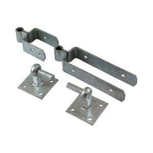 Shop Double Strap Fieldgate Hinge Set With Hook On Plate