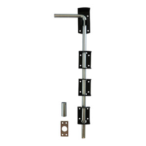 Timco 18" Garage Drop Down Bolt - Black - 1 Piece - DDB18BB
