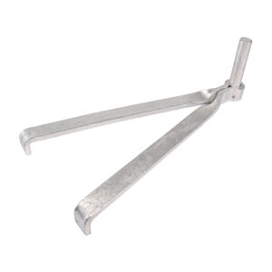 Timco 16mm Gate Hooks To Build - Double Brick - Hot Dipped Galvanised - Bag of 2 - GHBDB16G
