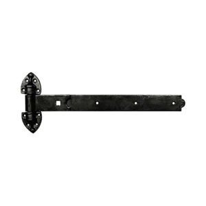 Timco Pair of 250mm Heavy Reversible Hinges - Black - HRH250B