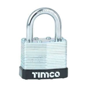 Timco 40mm Laminated Padlock - Pack of 1 - LSP40