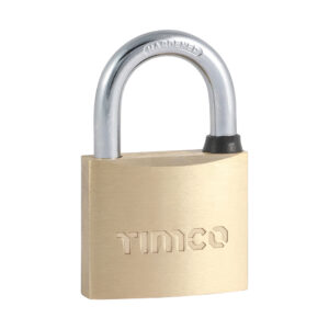 Timco 40mm Brass Padlock - Pack of 1 - P40