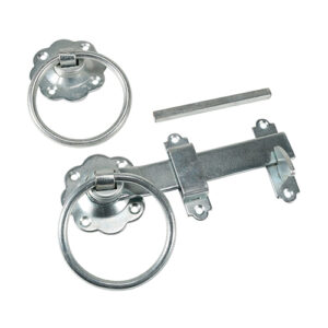 Timco 6" Ring Gate Latch - Plain - Zinc - 1 Piece - RGL6ZB