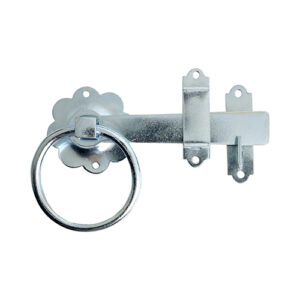 Timco 6" Ring Gate Latch - Plain - Zinc - 1 Piece - RGL6ZP