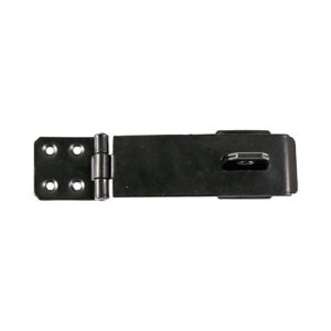Timco 3" Safety Hasp-Staple - Black - 1 Piece - HS3BP