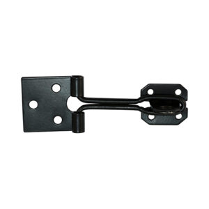 Timco 3" Wire Pattern Hasp-Staple - Black - Pack of 1 - WHS3BB