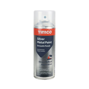 Timco - 237008 - Silver Metal Paint Smooth - 380ml - 1 EA in Can