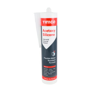 Timco Acetoxy Silicone - Clear 300ml - 732098