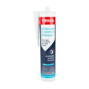 Timco Bathroom & Sanitary Silicone - White 300ml - 732750