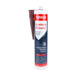 Timco Acetoxy Silicone – Brown 300ml - 732852