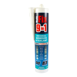 Timco 9 in 1 Universal Adhesive & Sealant - White 290ml - 247468