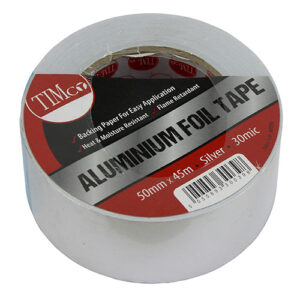 Timco - AFT50 - Aluminium Foil Tape - 45m x 50mm - 1 EA in Roll