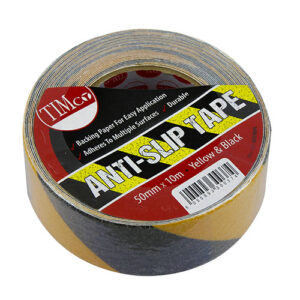 Timco Anti-Slip Tape - Yellow & Black 10m x 50mm - ASTSTRIPE