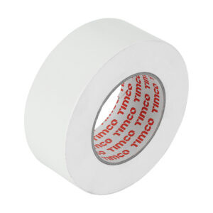 Timco - HDCTWHITE - Heavy Duty Cloth Tape White - 50m x 50mm - 1 EA in Roll