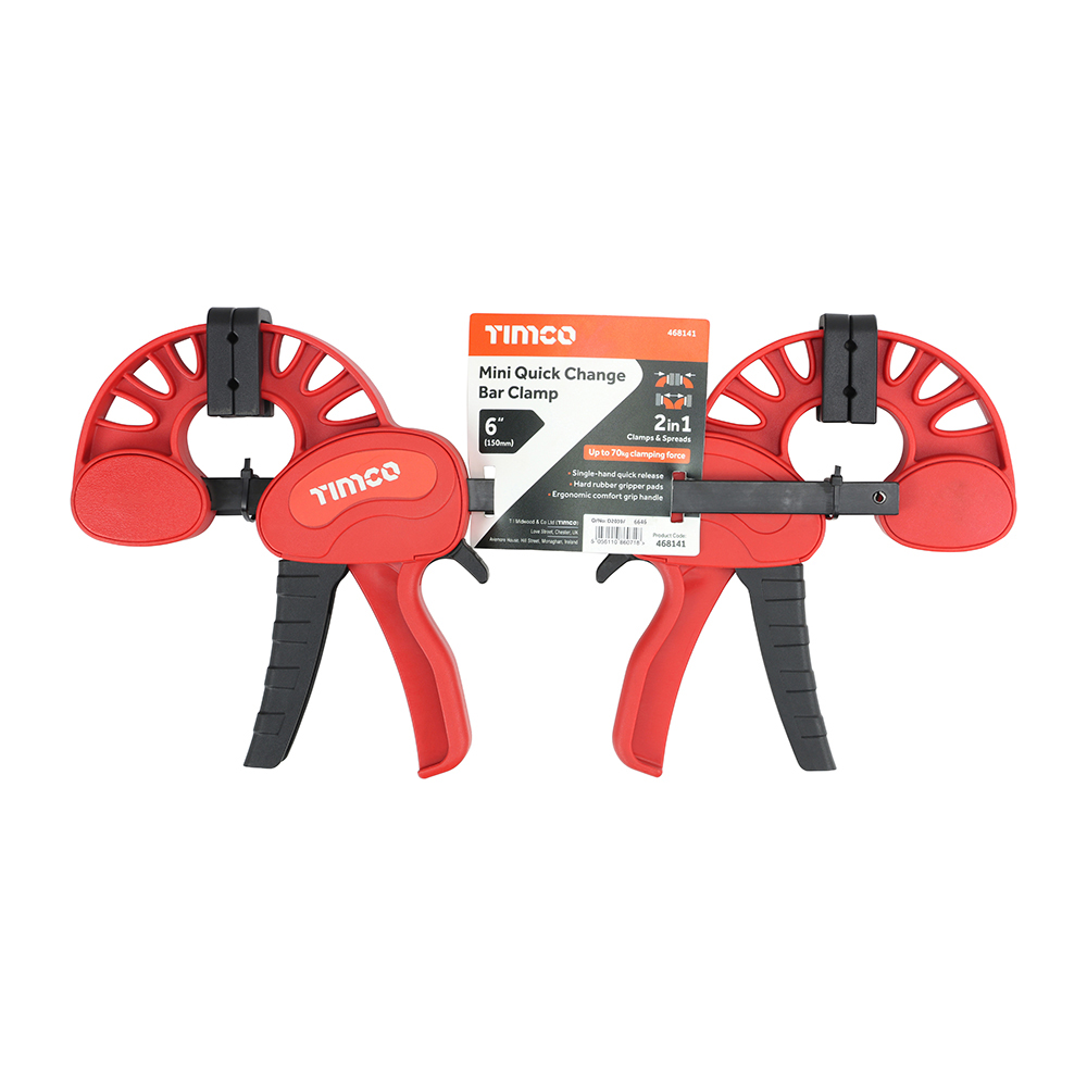 Mini Quick Change Bar Clamp 6"