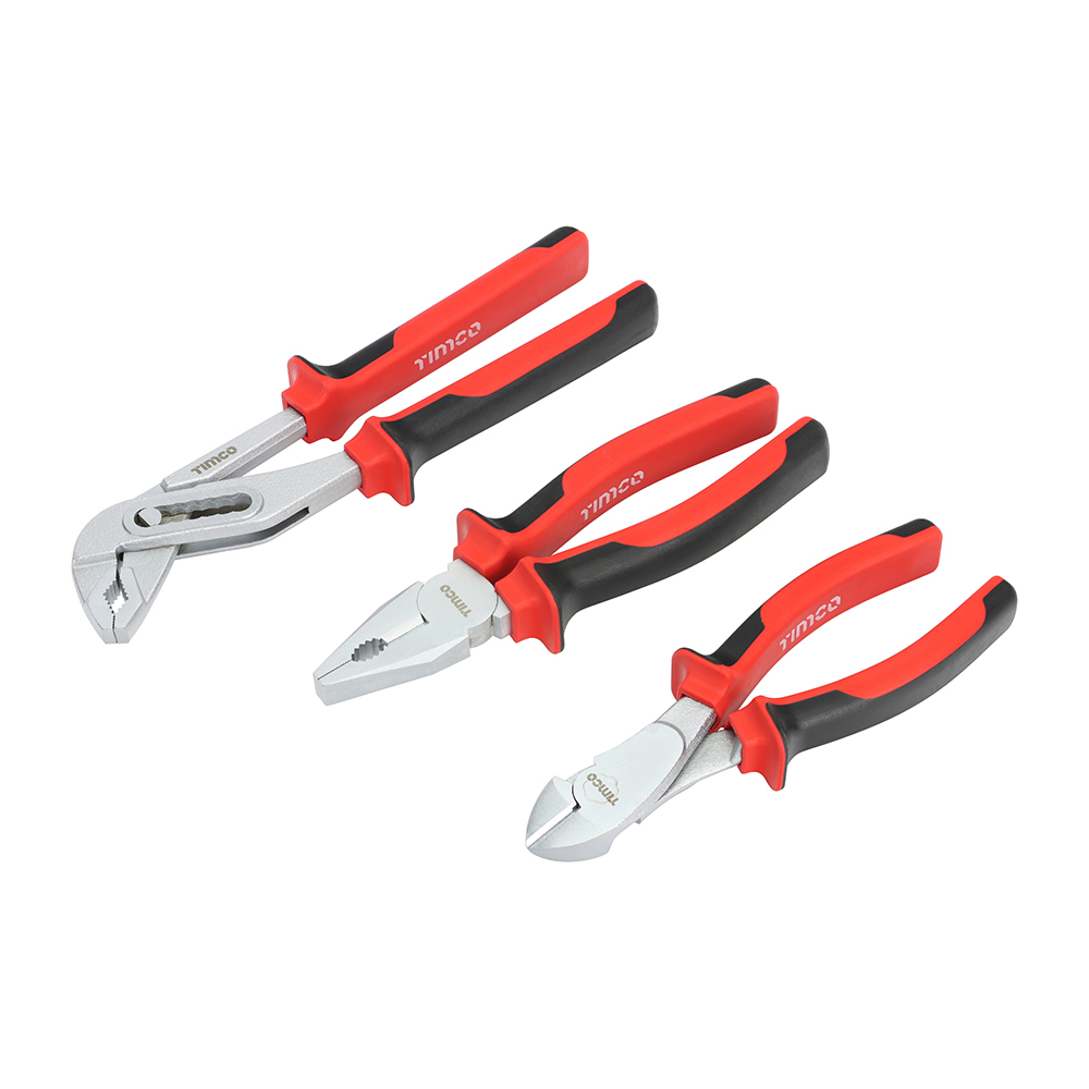 Shop Tradesmans Pliers Set 3pcs