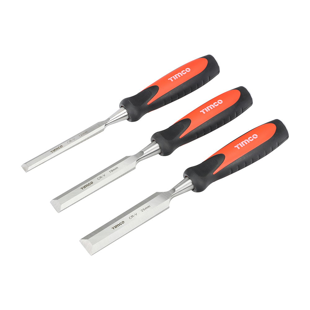 Shop Bevel Edge Wood Chisel Set 3pc