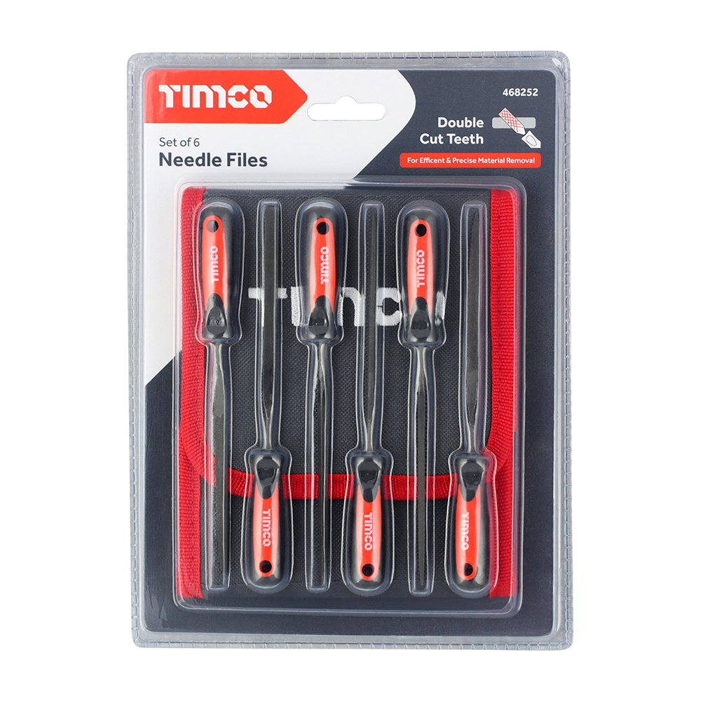 Needle File Set 6pc - packet
