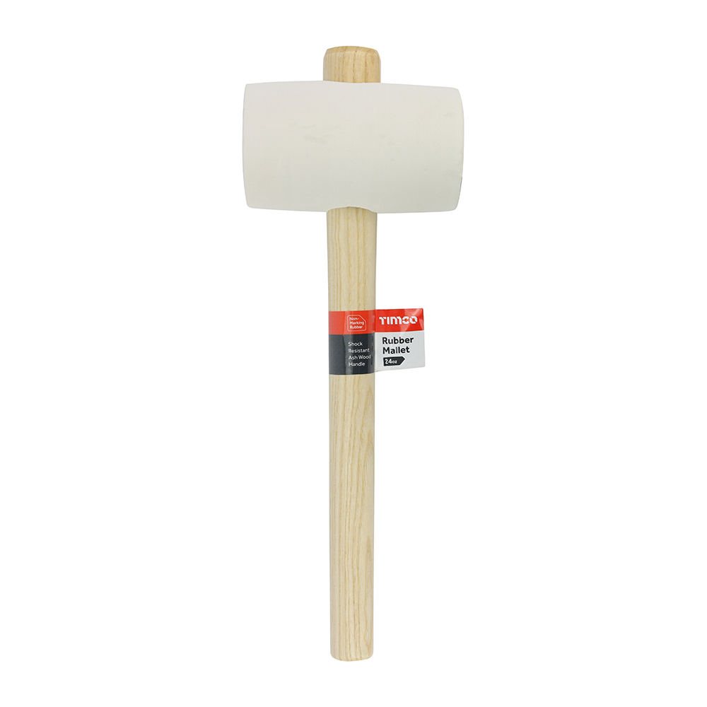 Rubber Mallet - White 24oz