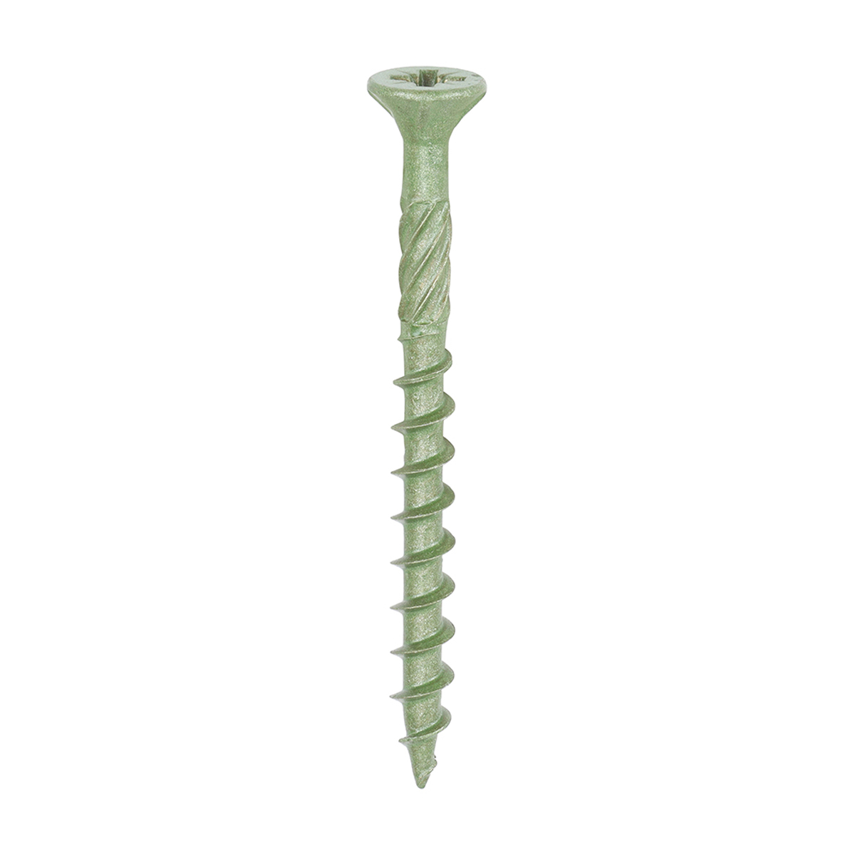 Shop Decking Screws - PZ - Double Countersunk - Exterior - Green