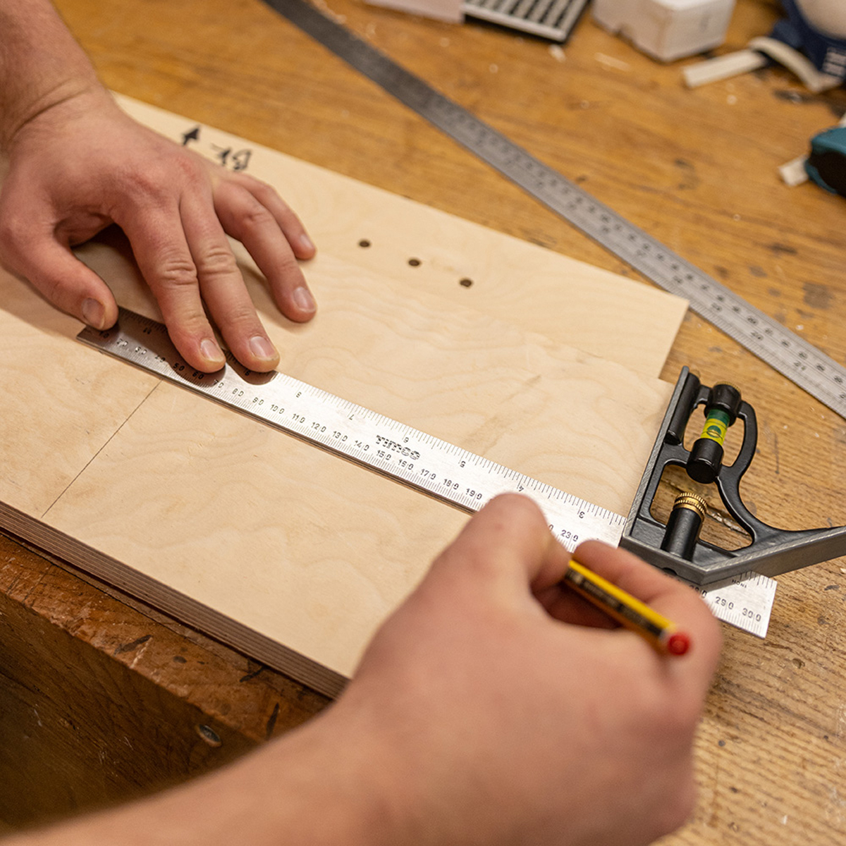 Combination Square 300mm - lifestyle