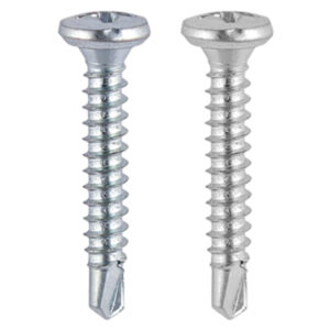 Shallow Pan, Self-Tapping Thread, Self-Drilling Point