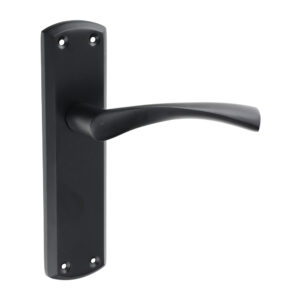 Shop Zeta Latch Handles - Matt Black 175 x 45