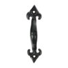 Fleur De Lys Pull Handle - Antique Black 4"