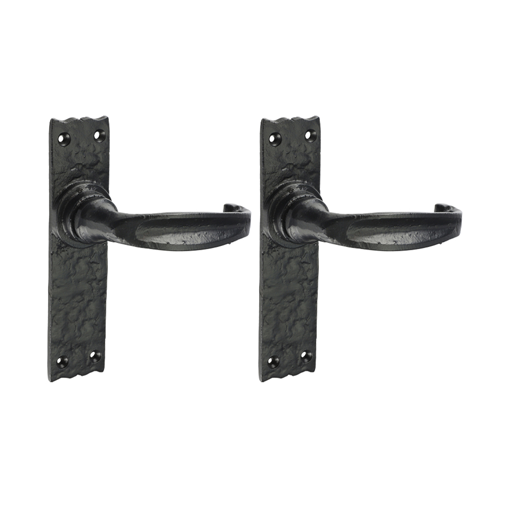 Shop Narrow Style Lever Latch Handles - Antique Black