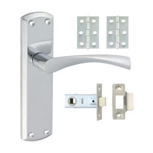 Shop Zeta Latch Door Pack - Polished Chrome