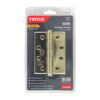 Grade 13 Fire Door Hinges - Electro Brass Stainless Steel 101 x 76 x 3