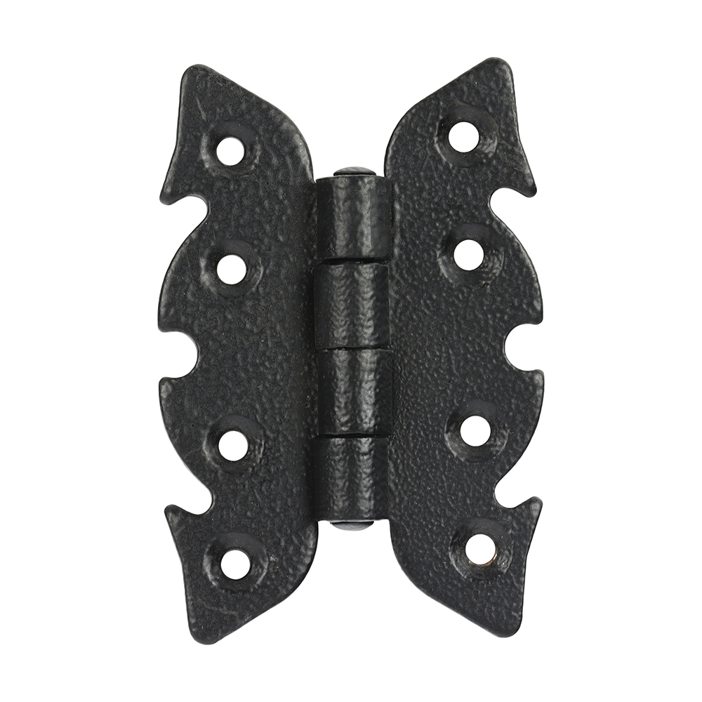 Pair of Butterfly Hinges - Antique Black 70 x 46