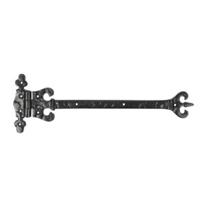 Shop Pair of Crown / Coronet Hinges - Antique Black 317mm