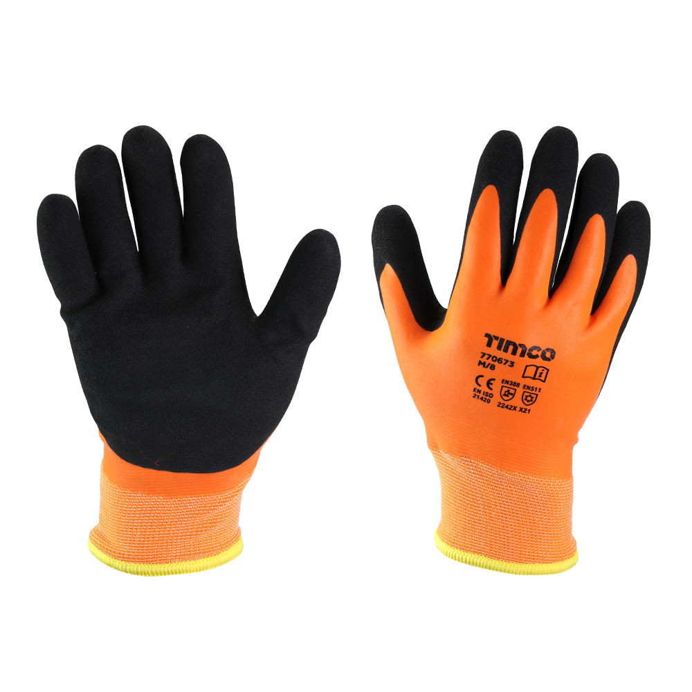Shop Aqua Thermal Grip Glove - Sandy Latex Coated Polyester
